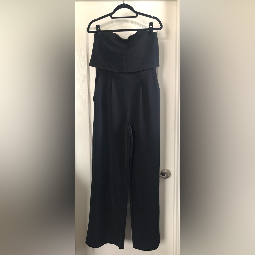 NWT Express Strapless Wide Leg Jumpsuit